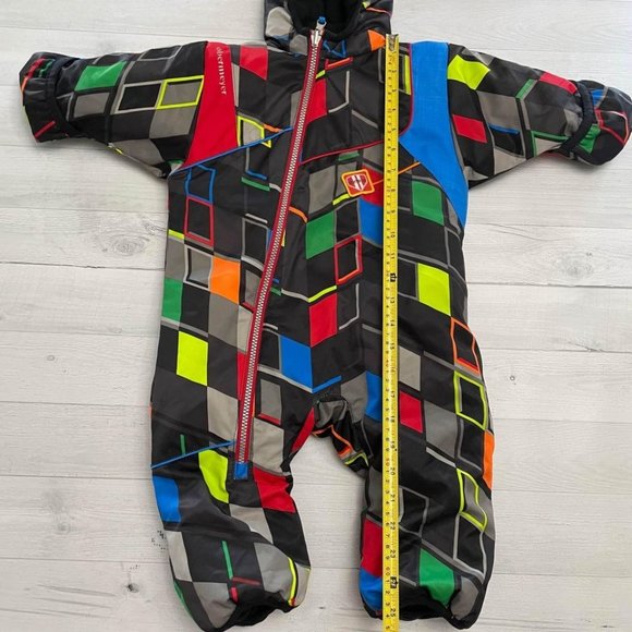 Obermeyer Kids one piece snowsuit 6-12 months - Picture 9 of 10